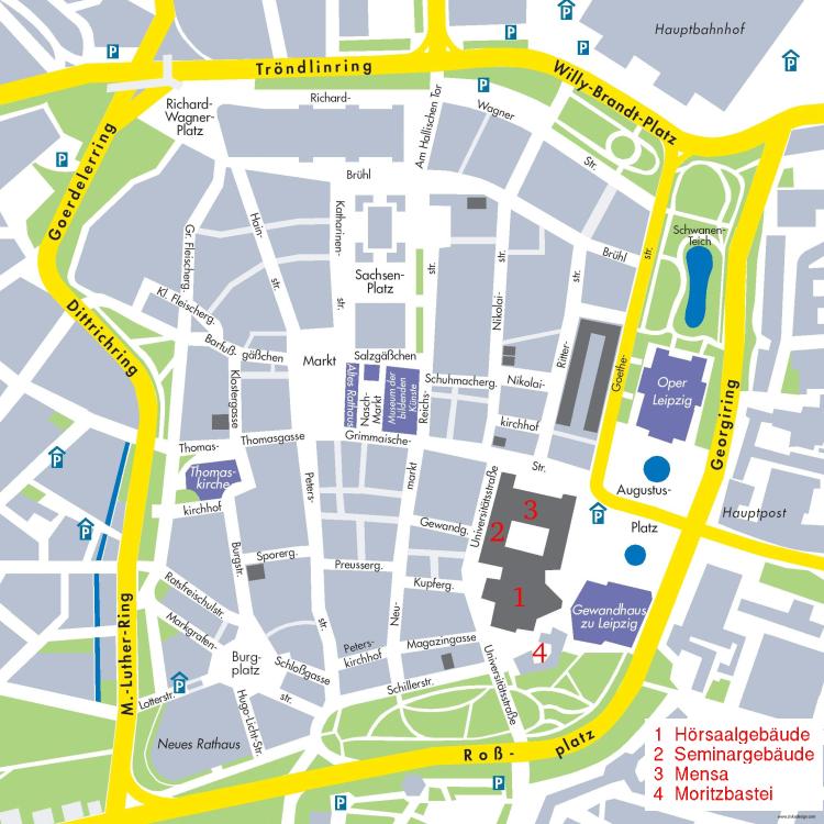 Innenstadt Leipzig Karte | creactie