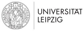 Logo Universität Leipzig. Das Logo besteht aus dem Namen der Universität