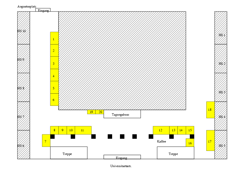 (ground plan of the lecture hall building)