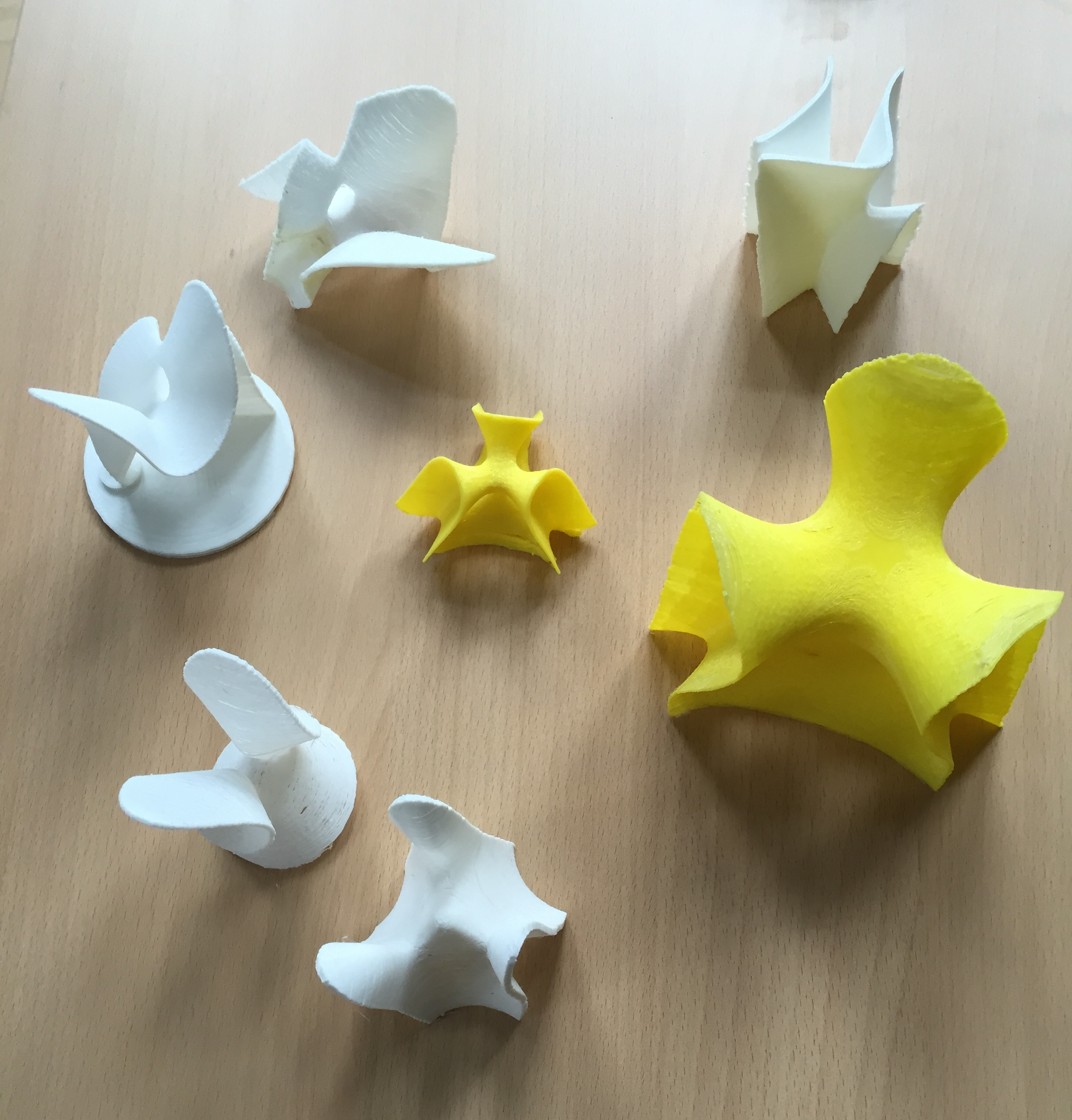 3D prints of Clebsch Diagonal surfaces