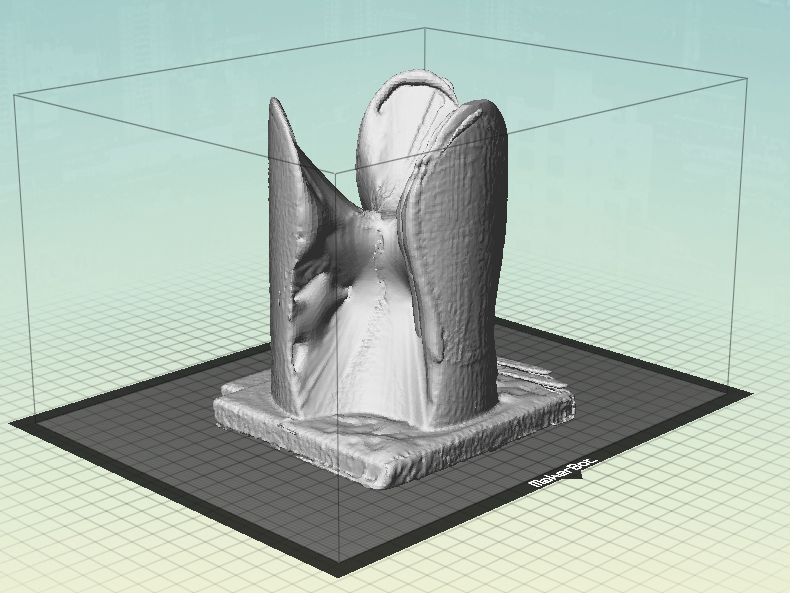 3D scan of a model of order three